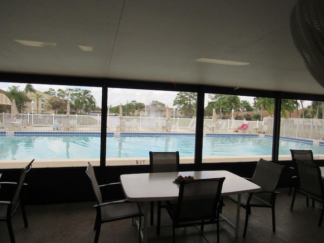 view of pool