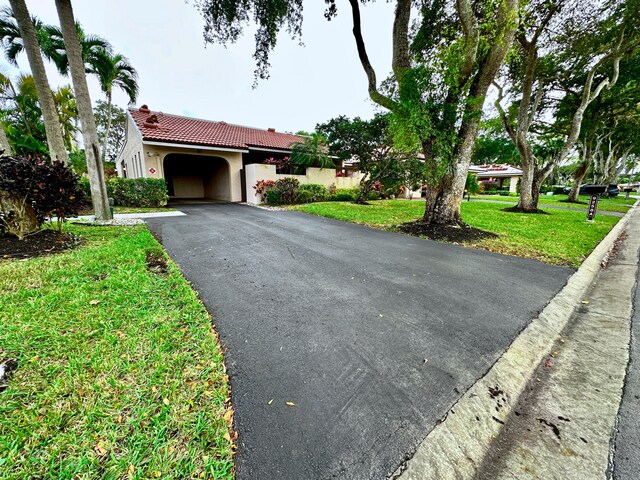 view of yard with a patio