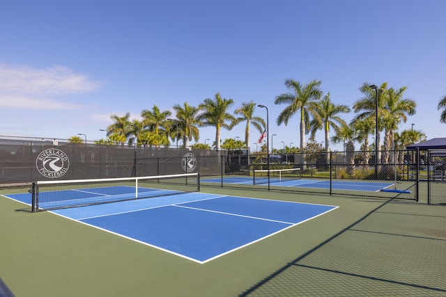 view of sport court featuring basketball court