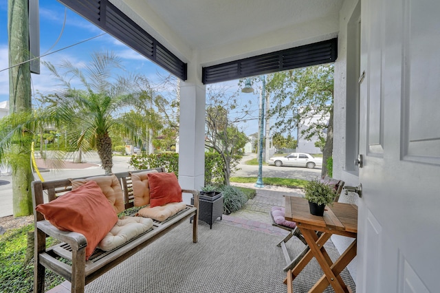 view of patio / terrace featuring a porch