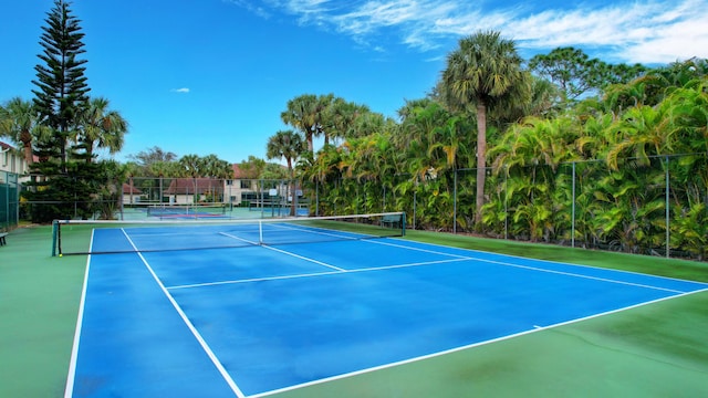 view of sport court