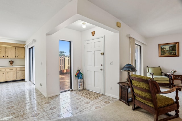 view of entrance foyer