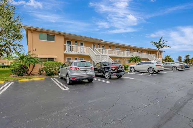 view of vehicle parking