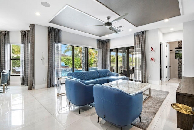 9748 Rennes Ln, Delray Beach, FL 33446 - bedroom featuring a raised ceiling, wood-type flooring, and a chandelier