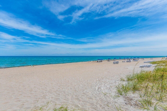 water view with a beach view