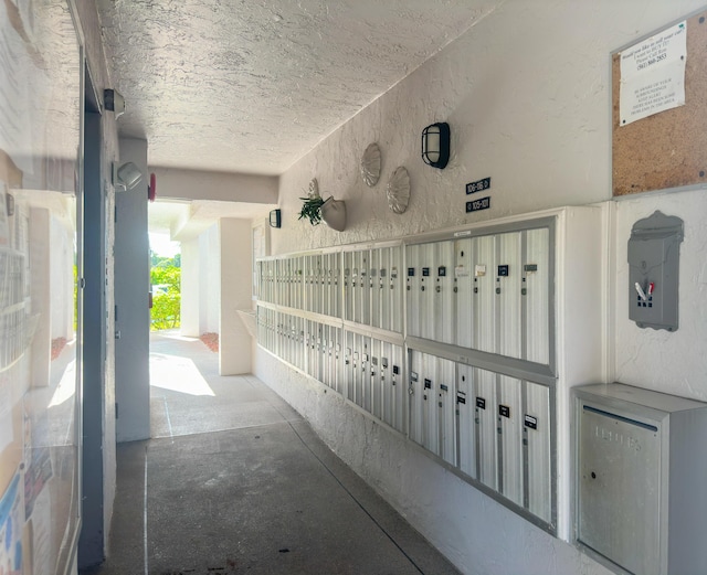 view of community featuring a mail area