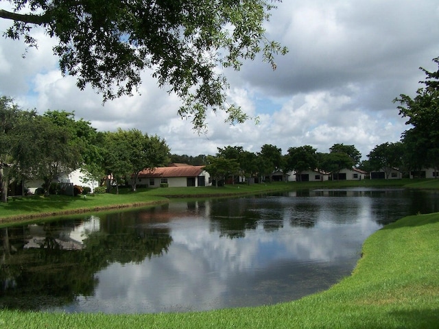 view of water feature