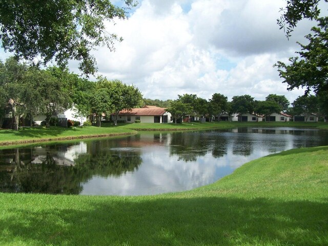 rear view of property with a lawn