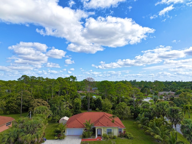 aerial view