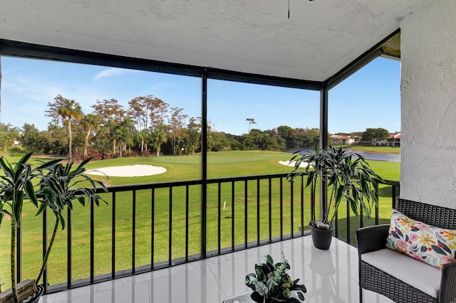 sunroom / solarium with a wealth of natural light