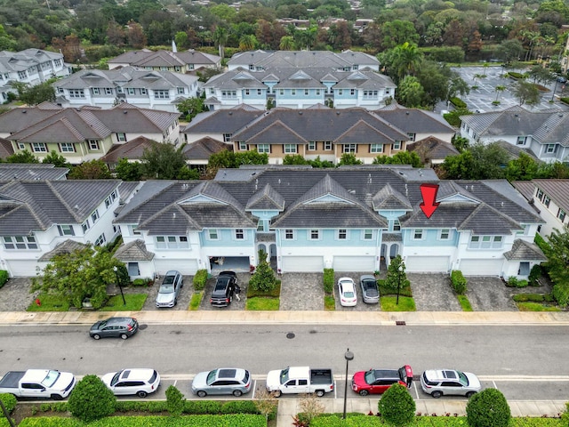 bird's eye view featuring a residential view