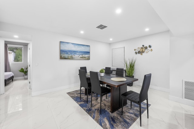 view of dining room