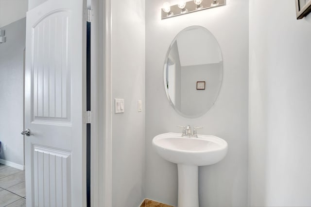 bathroom featuring tile patterned floors