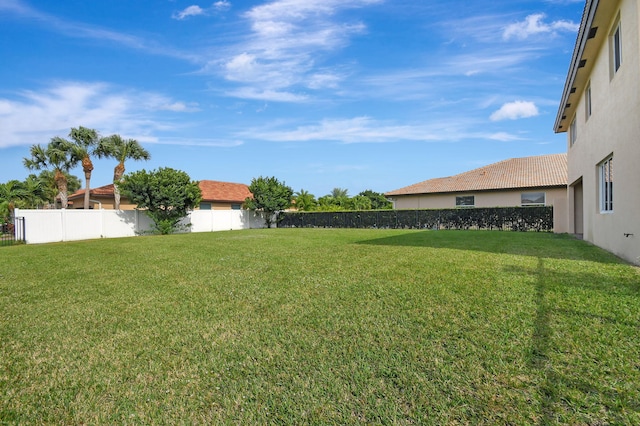 view of yard