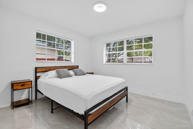 2112 N 14th Ter, Hollywood, FL 33020 - bedroom with light marble finish floors