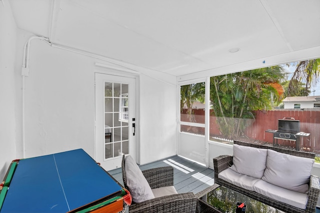 2112 N 14th Ter, Hollywood, FL 33020 - sunroom / solarium with an outdoor kitchen