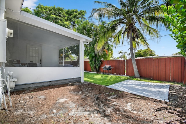 2112 N 14th Ter, Hollywood, FL 33020 - fenced backyard with a patio area