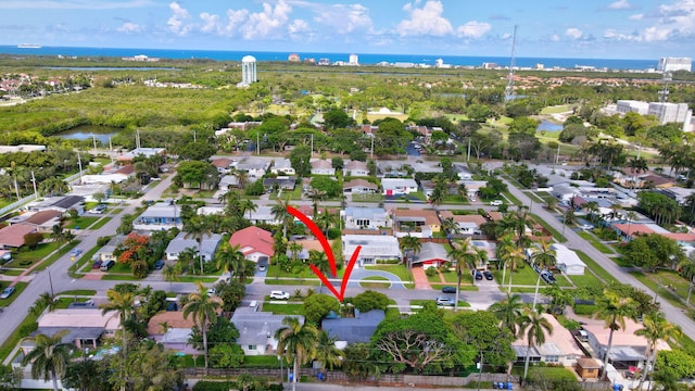 2112 N 14th Ter, Hollywood, FL 33020 - aerial view of property's location featuring nearby suburban area