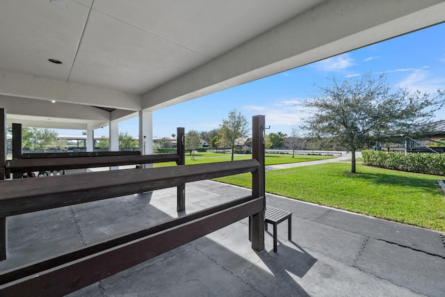 view of patio