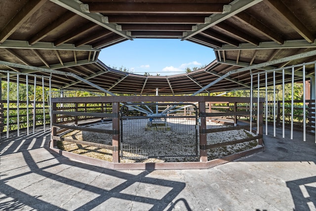 view of stable