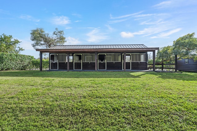 view of rear view of property