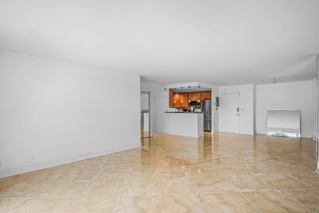 view of unfurnished living room