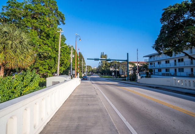 view of road