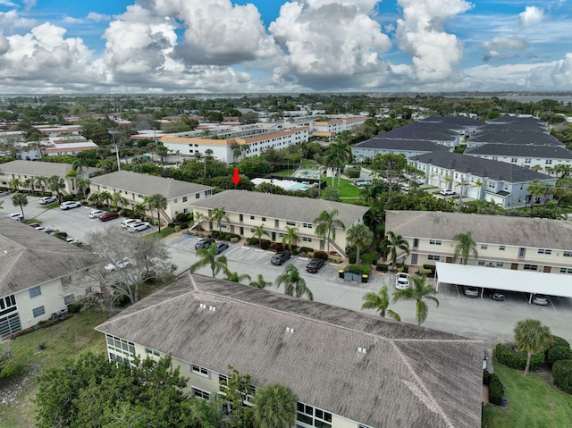 bird's eye view featuring a residential view