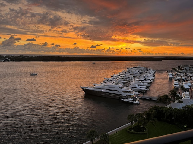 property view of water