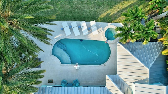 view of pool