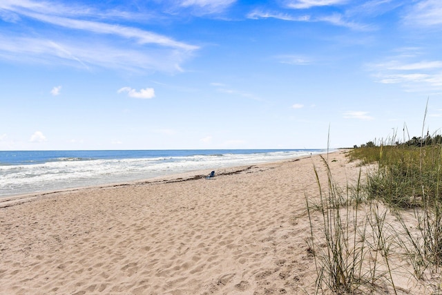 water view featuring a view of the beach