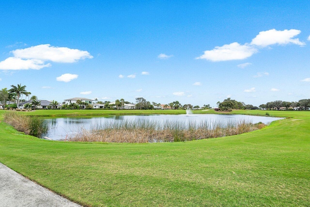 property view of water