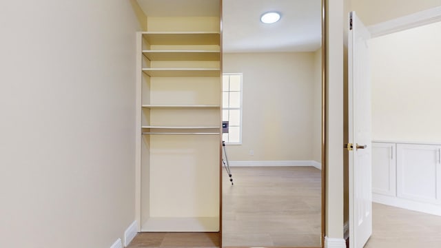 view of closet