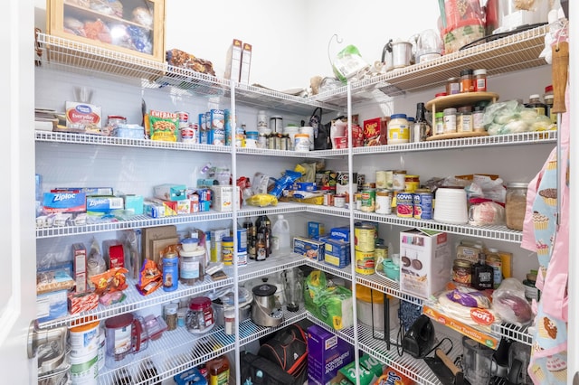 view of pantry