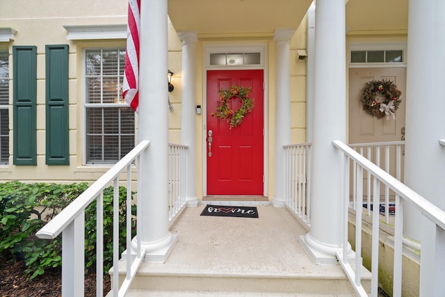 view of entrance to property