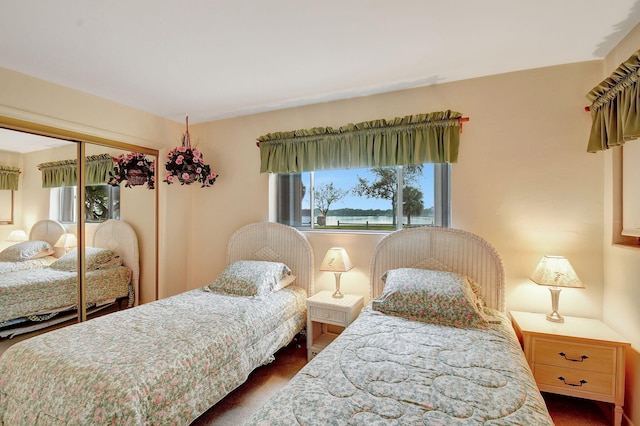 bedroom with a closet