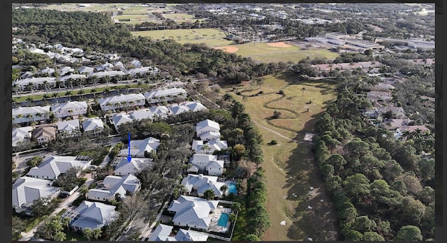 3289 Wymberly Dr, Jupiter, FL 33458 - aerial view of property and surrounding area featuring nearby suburban area