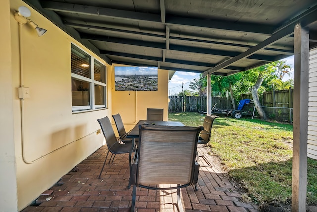 view of patio