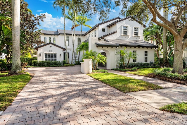 view of mediterranean / spanish house