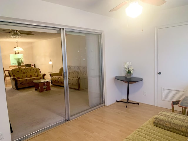 entryway featuring wood-type flooring