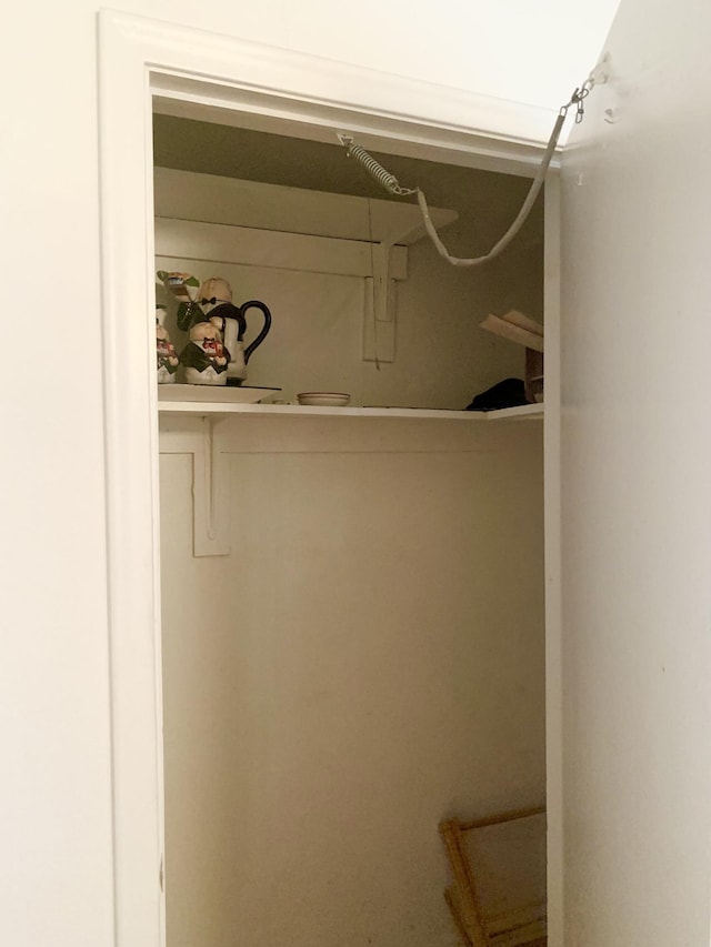 view of closet