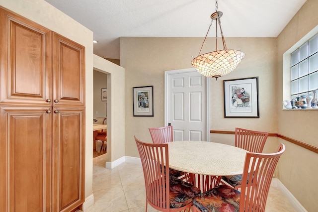 view of dining room