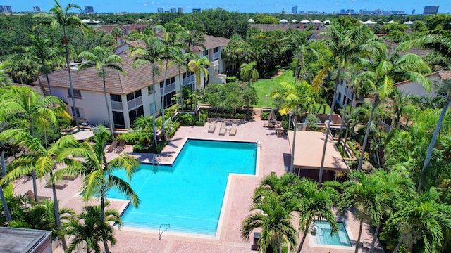 pool featuring a patio