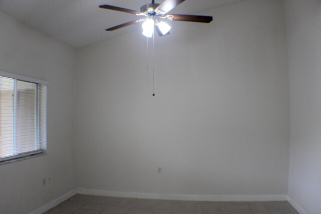 living room featuring ceiling fan