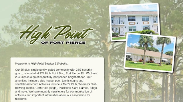 1235 S Lakes End Dr Unit 0, Fort Pierce, FL 34982 - view of a document with a collage of images