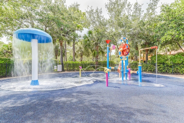 view of jungle gym