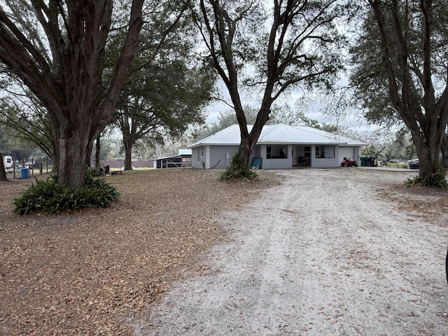 view of ranch-style home