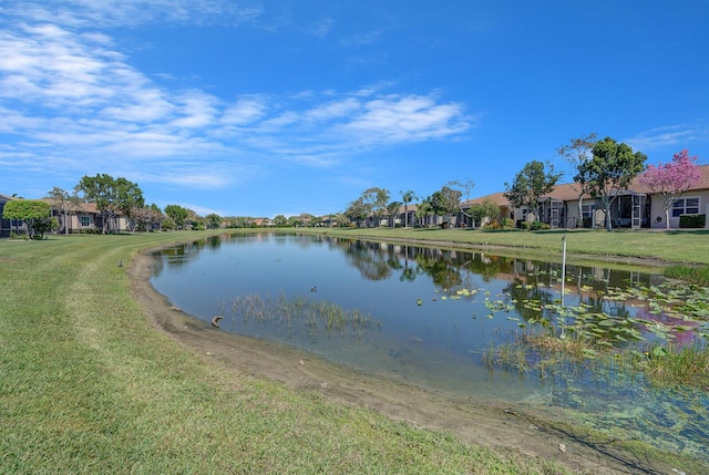 water view with a residential view