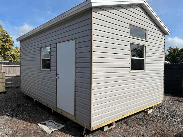 view of outbuilding