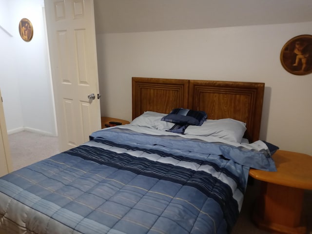 bedroom featuring carpet floors